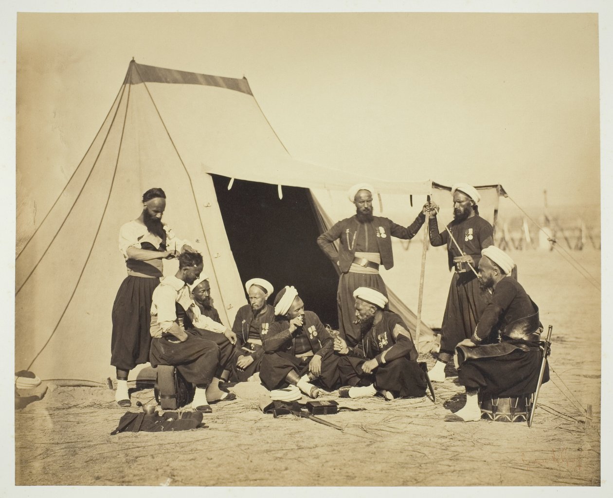 İsimsiz (Zouaves) by Gustave Le Gray
