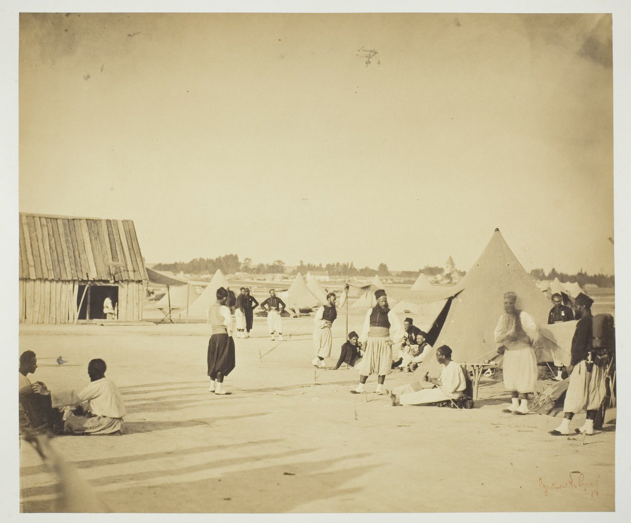 İsimsiz (Zouaves) by Gustave Le Gray