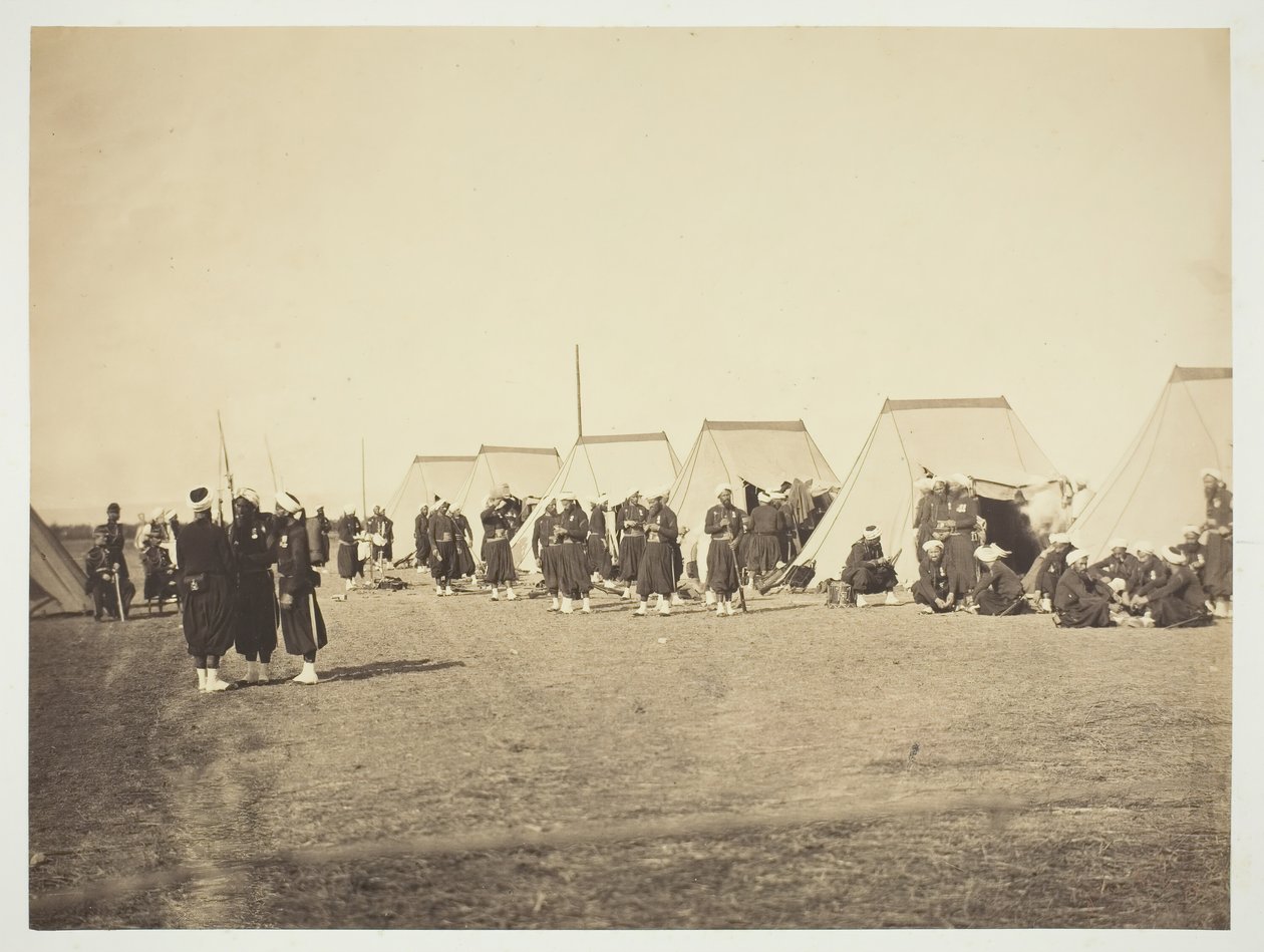 İsimsiz [Zouaves], 1857. by Gustave Le Gray