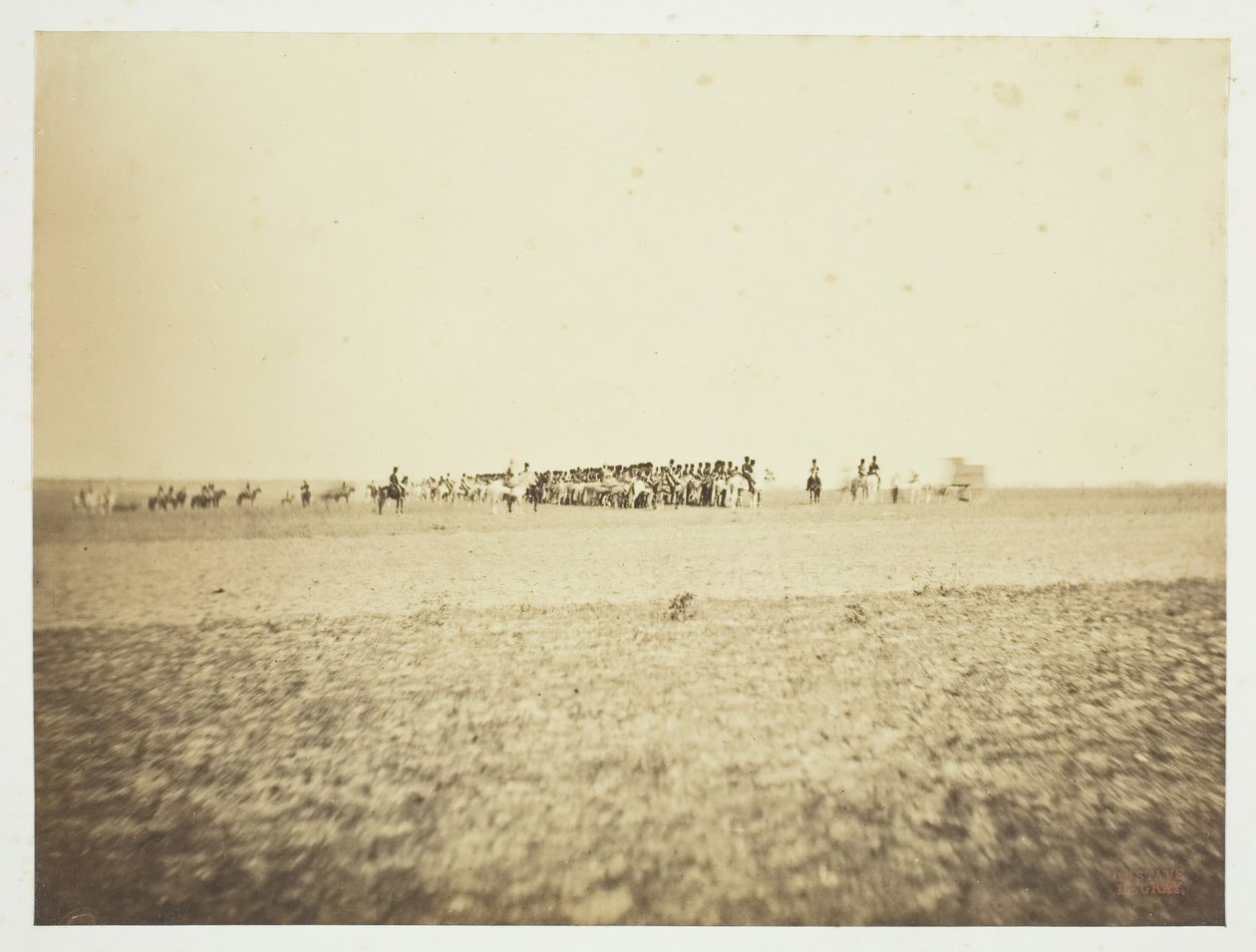 İsimsiz [süvari], 1857. by Gustave Le Gray