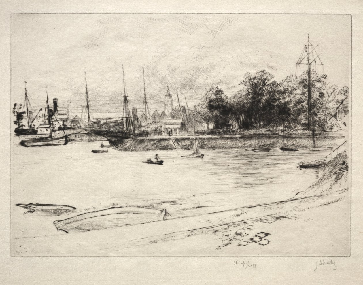 Semafor Bahçesi by Gustave Leheutre