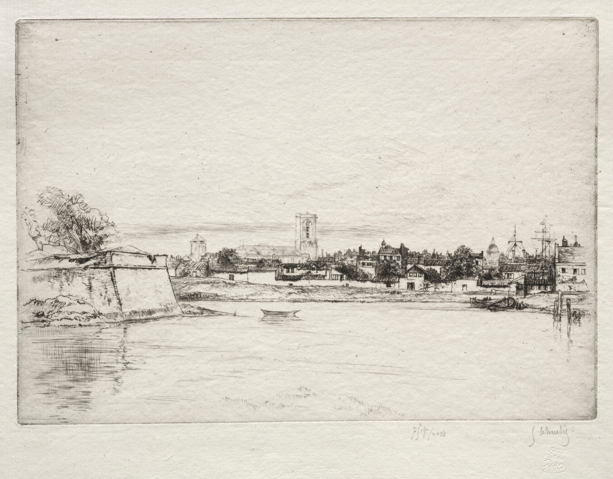 Le Petit St. Eloi, La Rochelle. by Gustave Leheutre