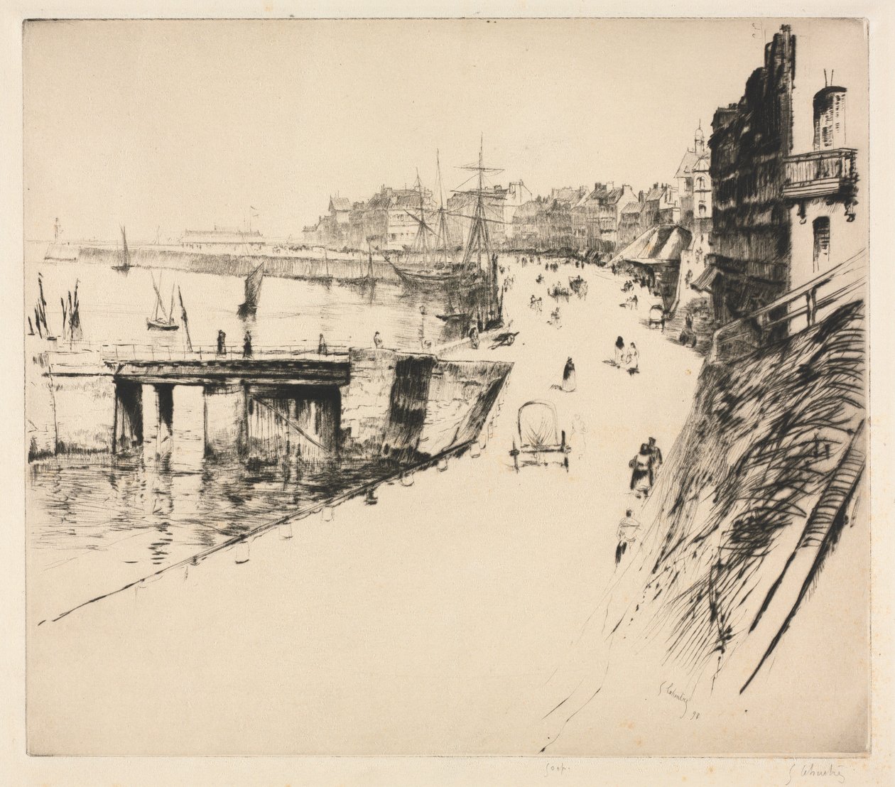 Treport Barajı by Gustave Leheutre