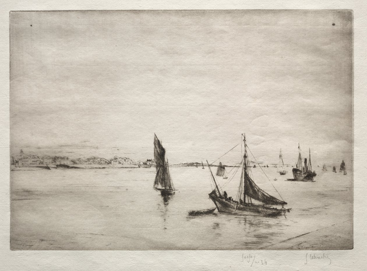La Rochelle Yolu by Gustave Leheutre