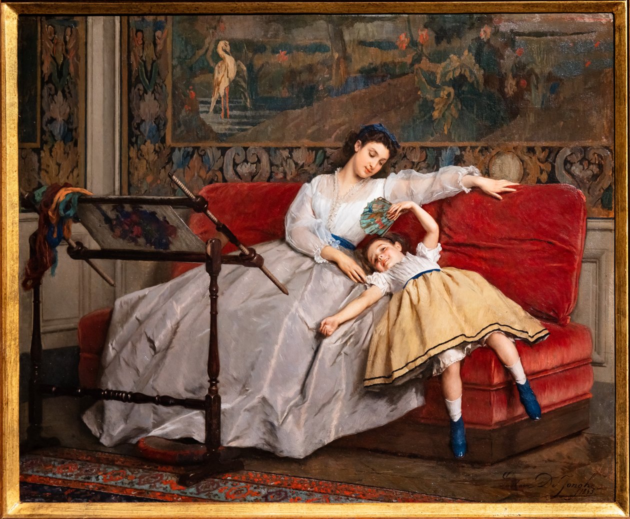 Anneliğin Zevkleri by Gustave Léonard de Jonghe