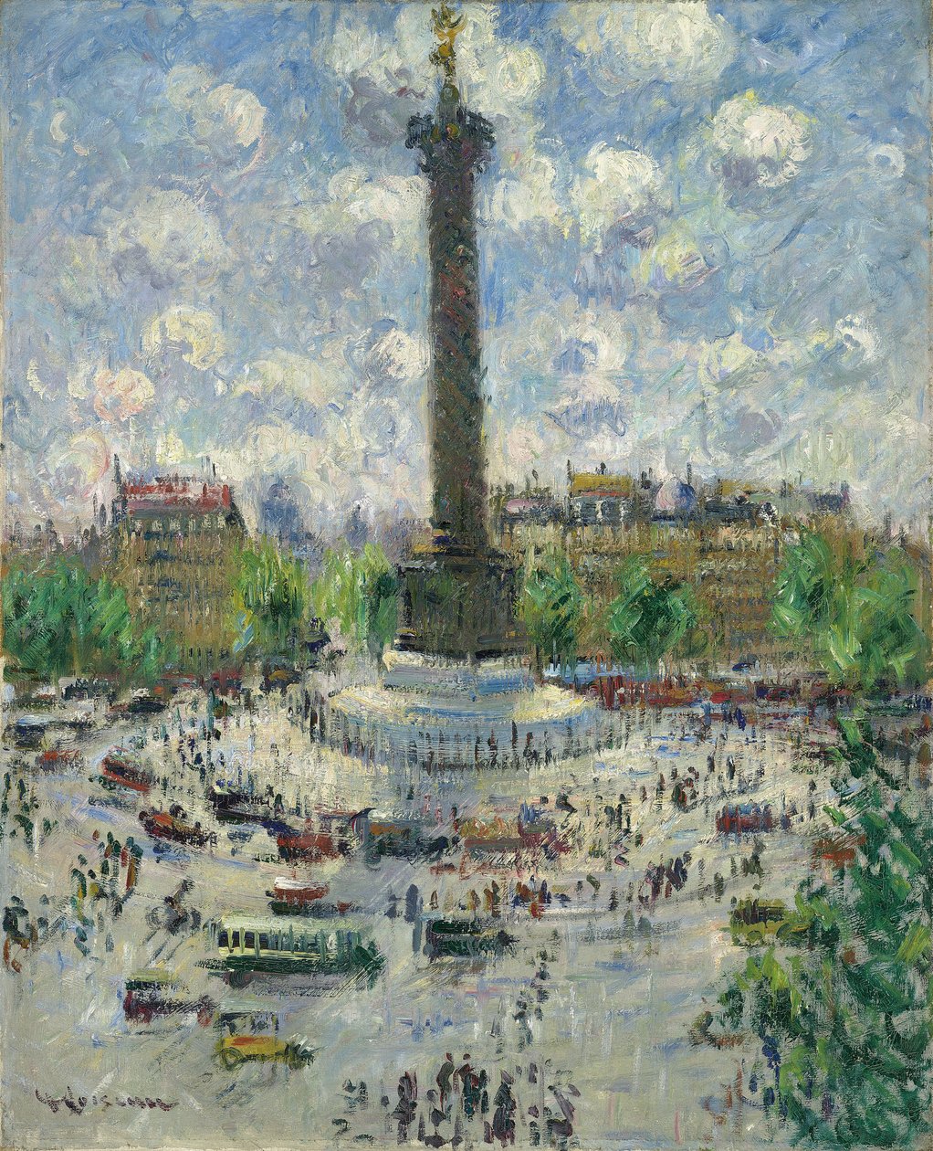 Place de la Bastille, c. 1922 by Gustave Loiseau