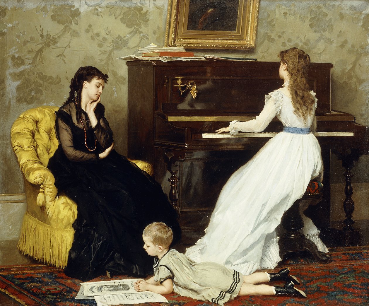 Alıştırma yapmak, by Gustave Léonard de Jonghe