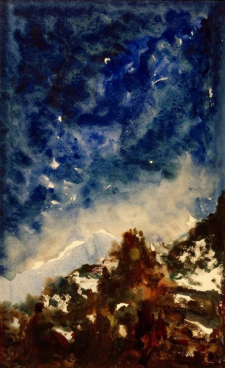 Peyzaj Çalışması by Gustave Moreau
