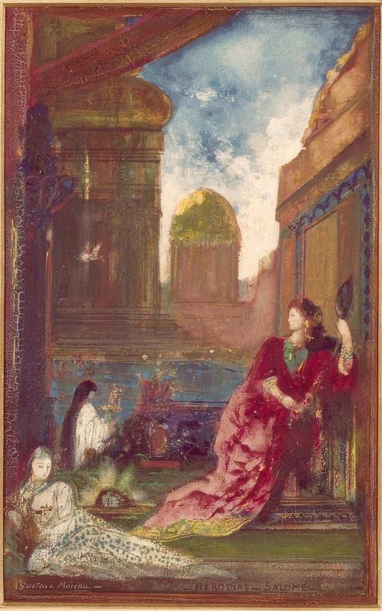 Herodias ve Salome by Gustave Moreau