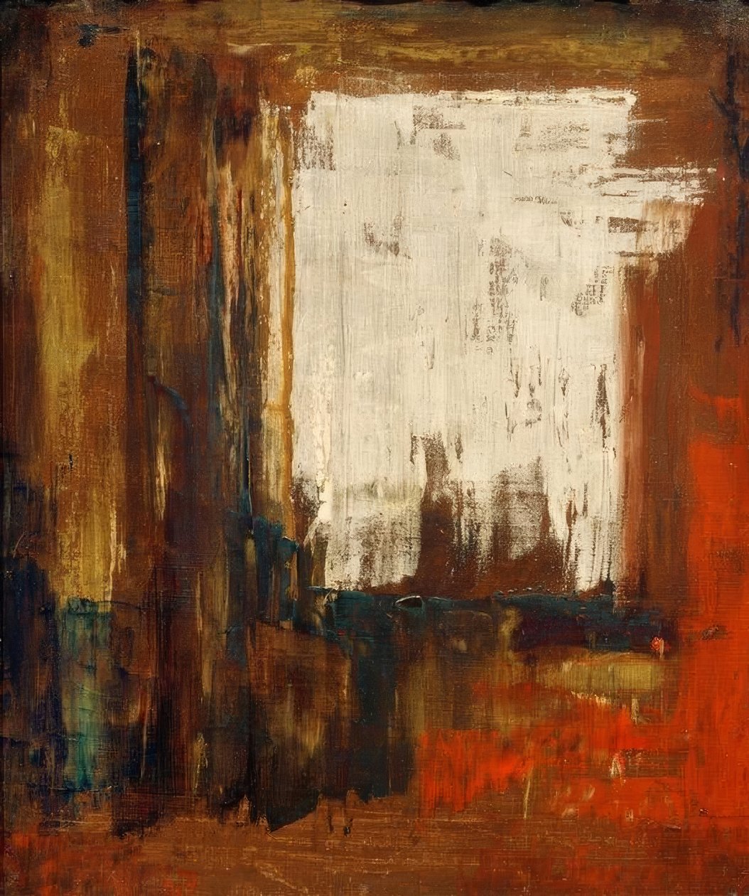 İç mekan. Kroki by Gustave Moreau