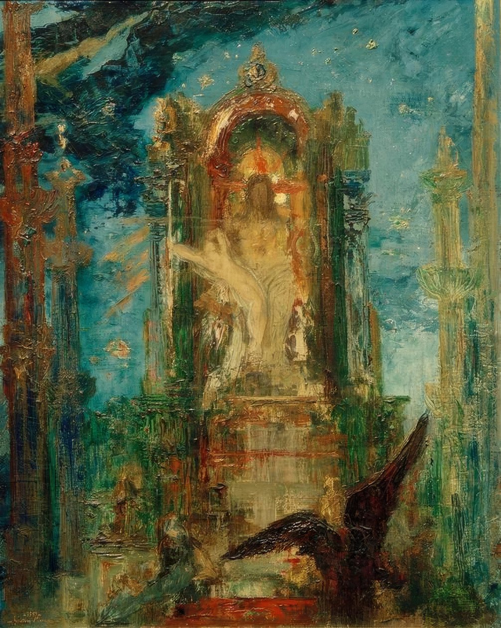 Jüpiter ve Semele by Gustave Moreau