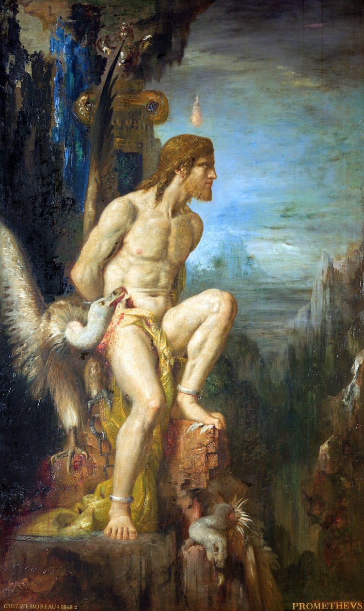 Prometheus by Gustave Moreau