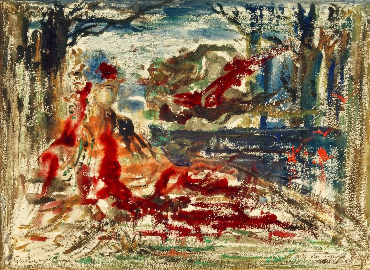 suların yakınında by Gustave Moreau