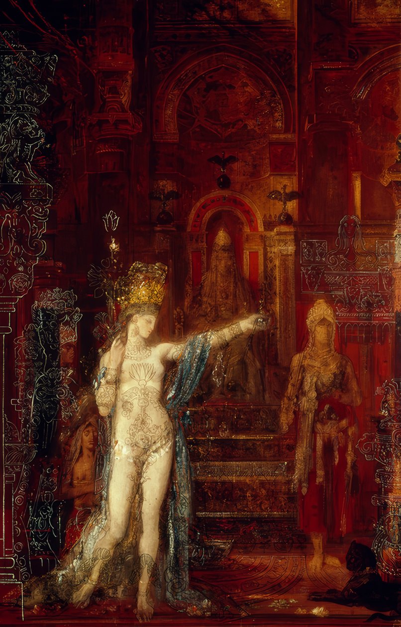dans eden salome by Gustave Moreau