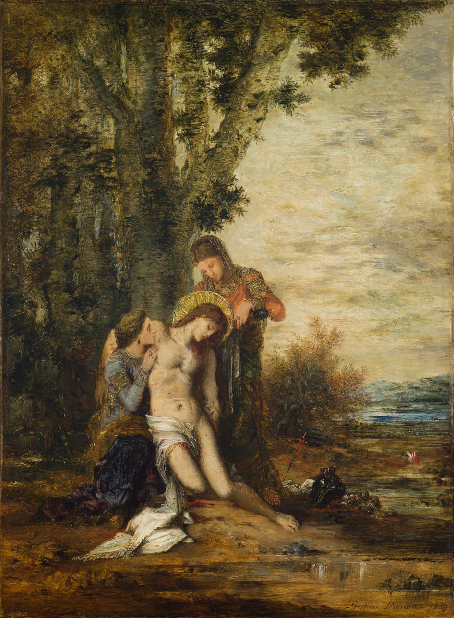 Şehit Aziz Sebastian by Gustave Moreau