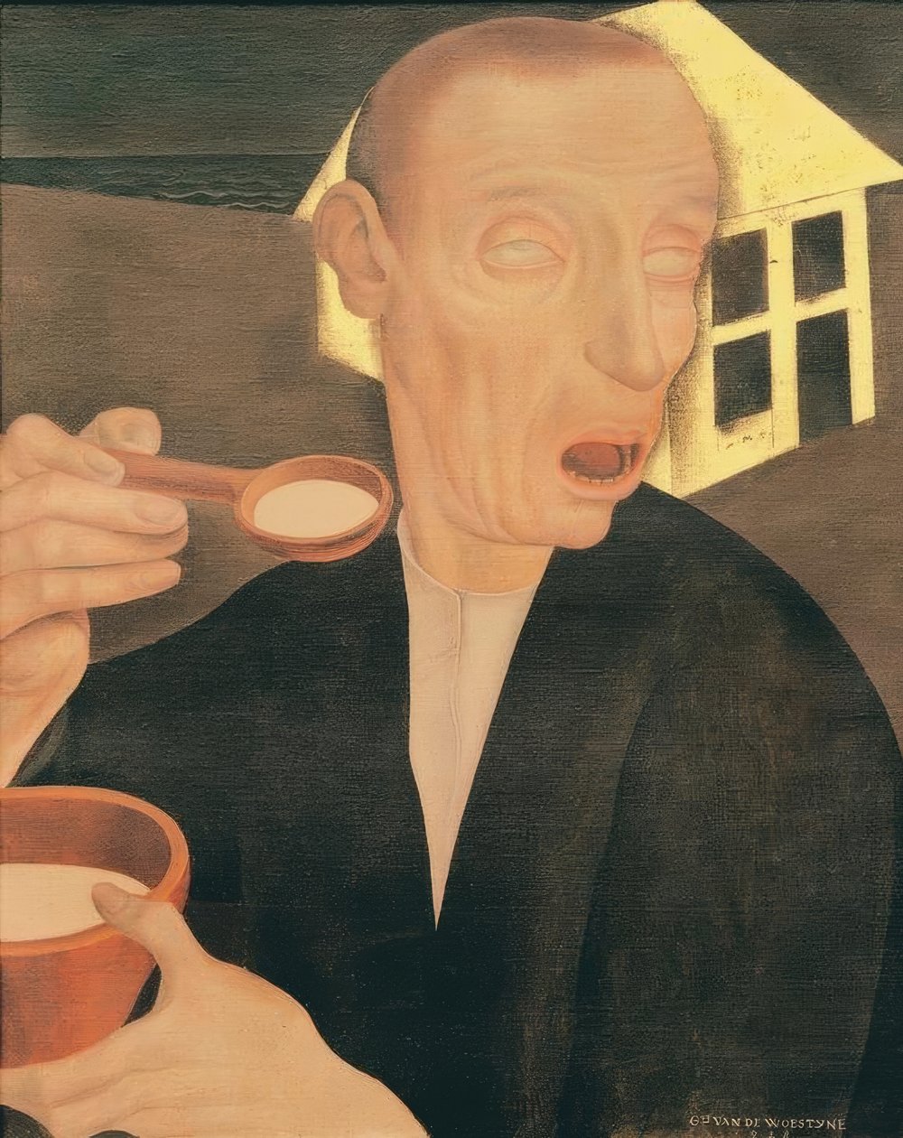 yulaf lapası kör by Gustave Van de Woestyne