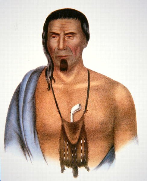Tishcohan, c.1735 (renkli taş) by Gustavus Hesselius