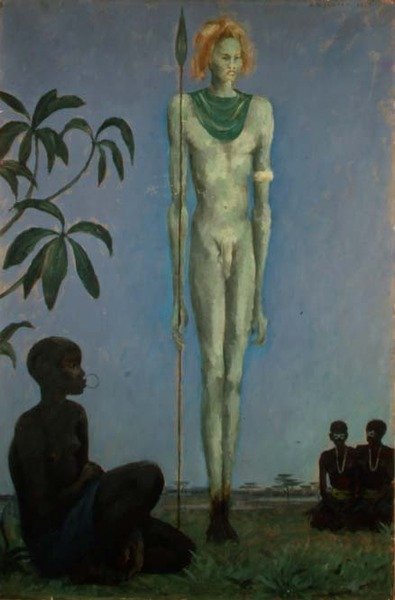 Bir Dinka Çobanı by Guy Richard Charles Wyndham