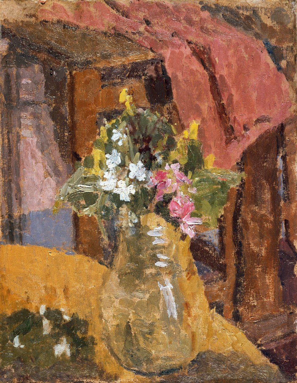 Çiçekler (tuval üzerine yağlıboya) by Gwen John