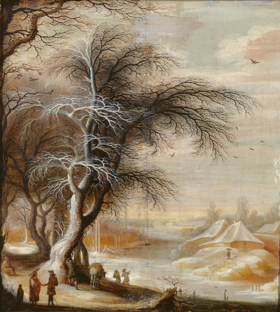 Kış Manzarası by Gysbrecht Lytens or Leytens