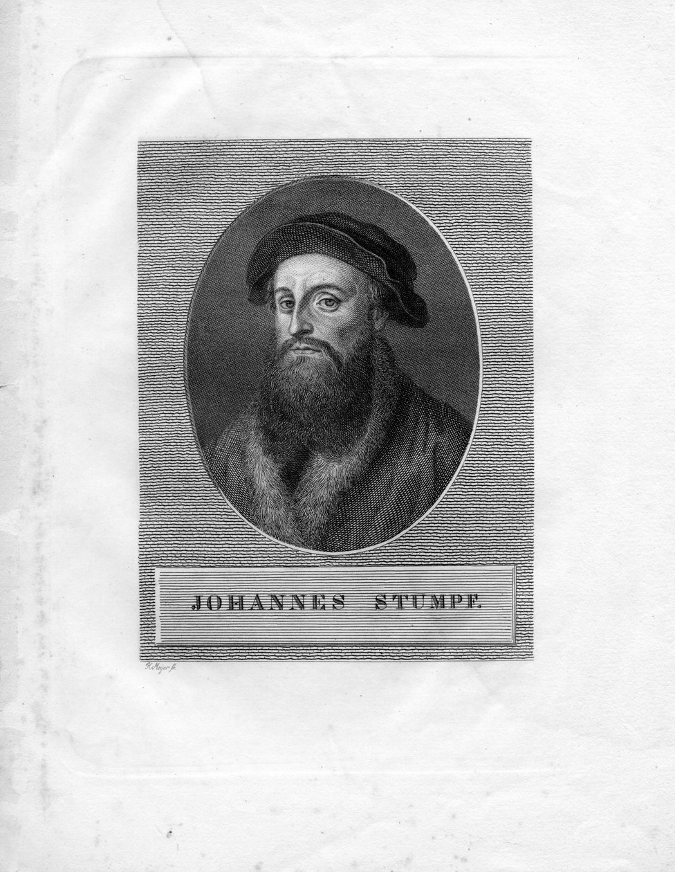 oyulmuş portre by H. Meyer