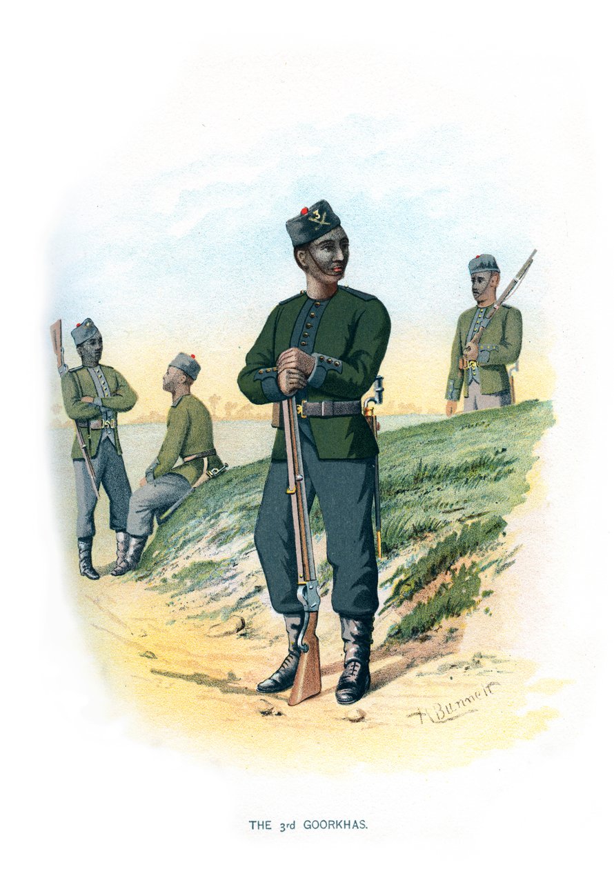3. Goorkhalar, c1890. by H. Bunnett