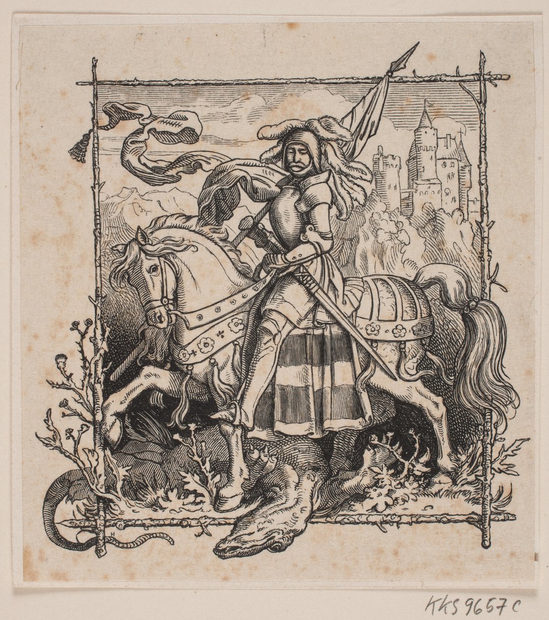 Aziz George ve Ejderha by H. C. Henneberg