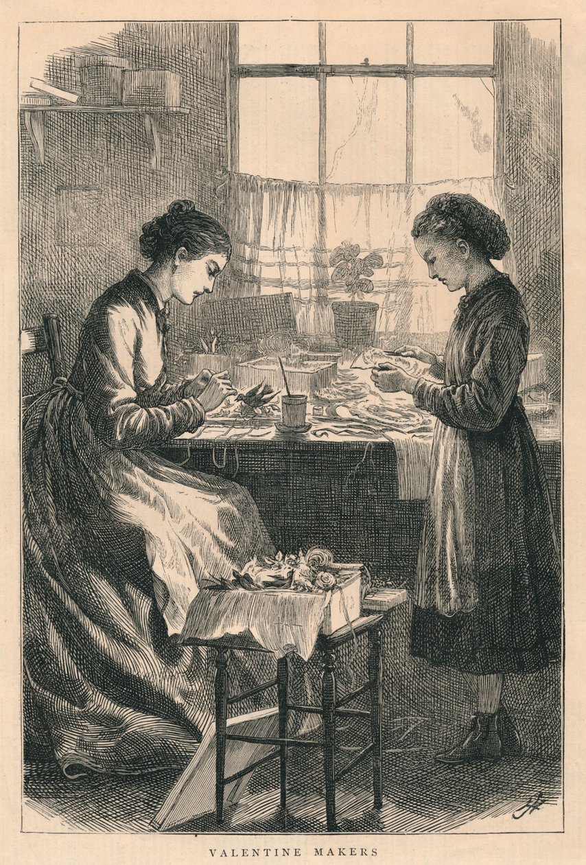 Sevgililer Günü Yapıcıları, 1875. by H. Johnson