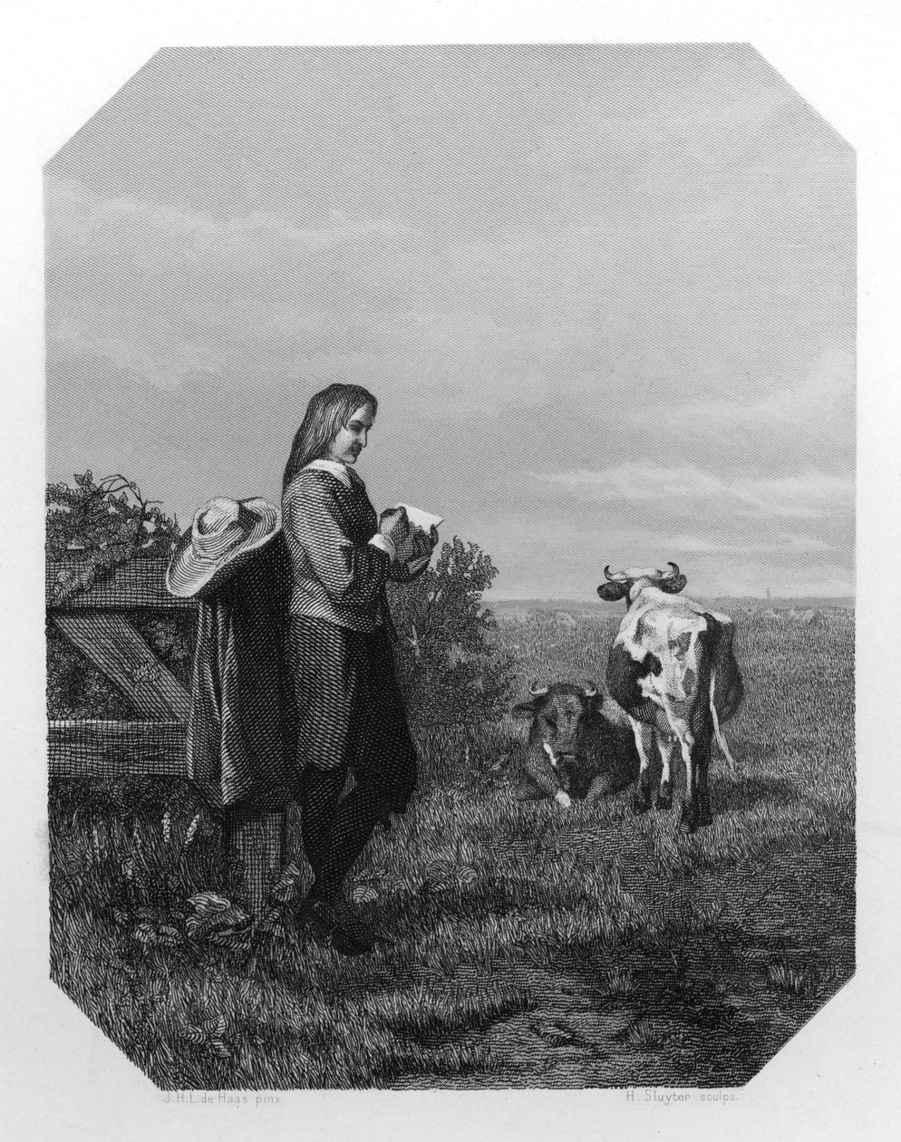 Paulus Potter, 17. yüzyıl Hollandalı ressam, c1870. by H. Sluyter
