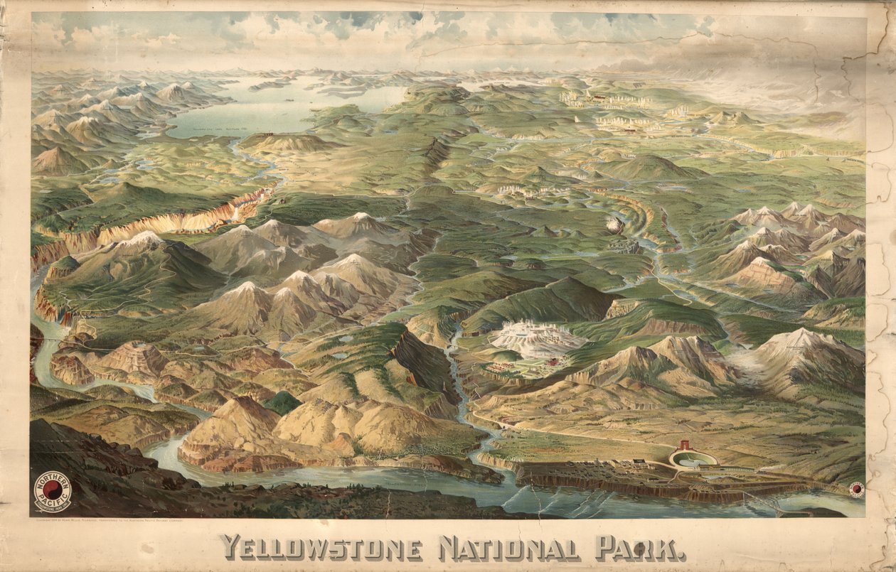 Yellowstone Milli Parkı. by H. Wellge