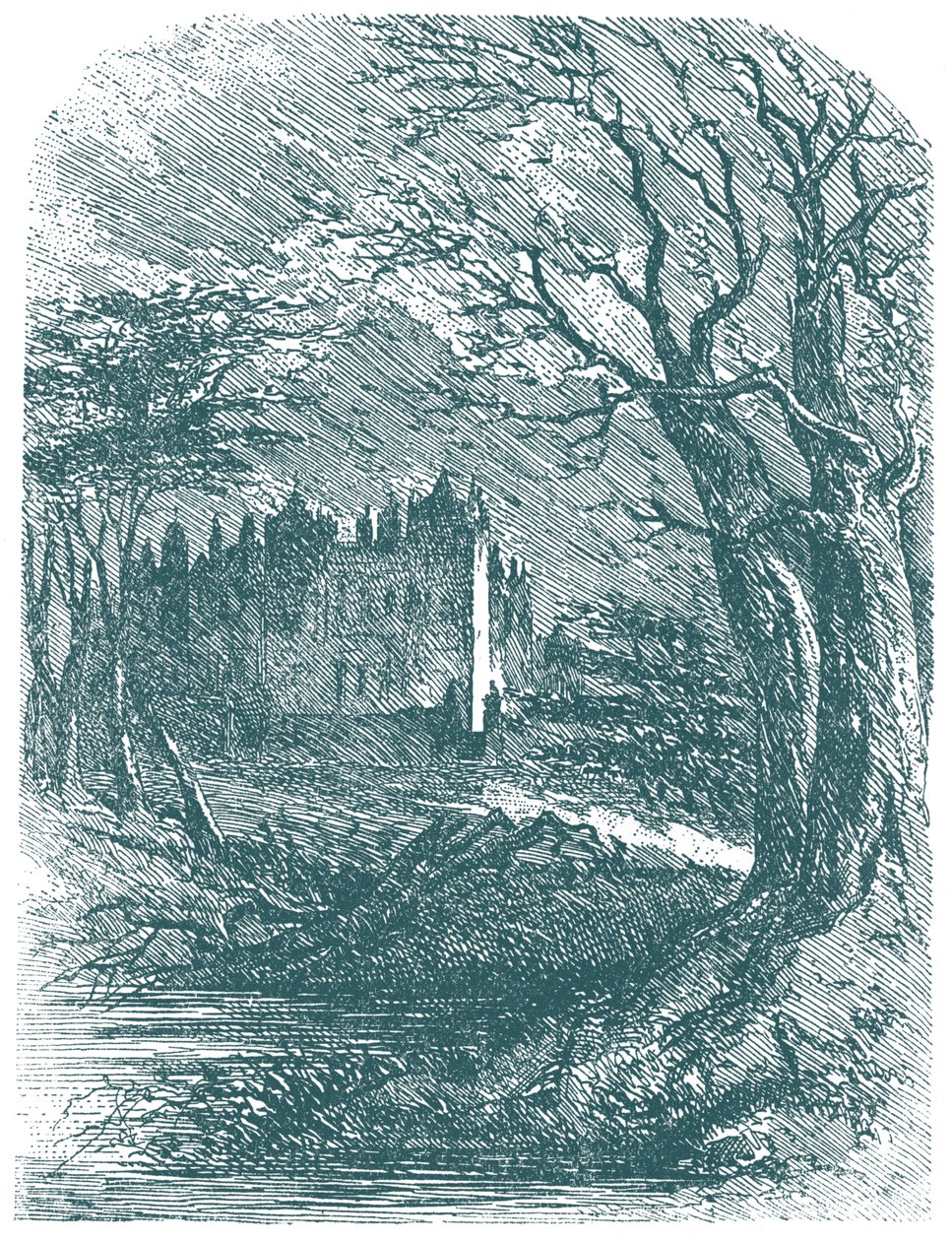 Kasvetli ev by Hablot Knight Browne