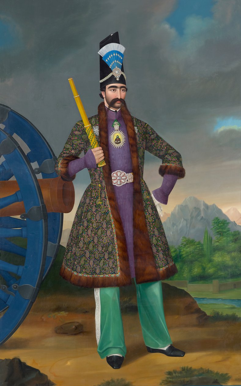 İran Şahı Naser ad-Din by Hakob Hovnatanyan