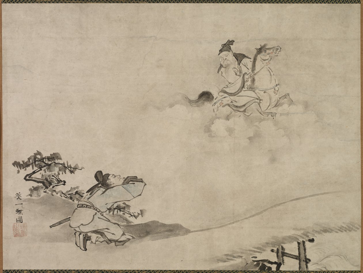 Taoist Ölümsüz by Hanabusa Itcho