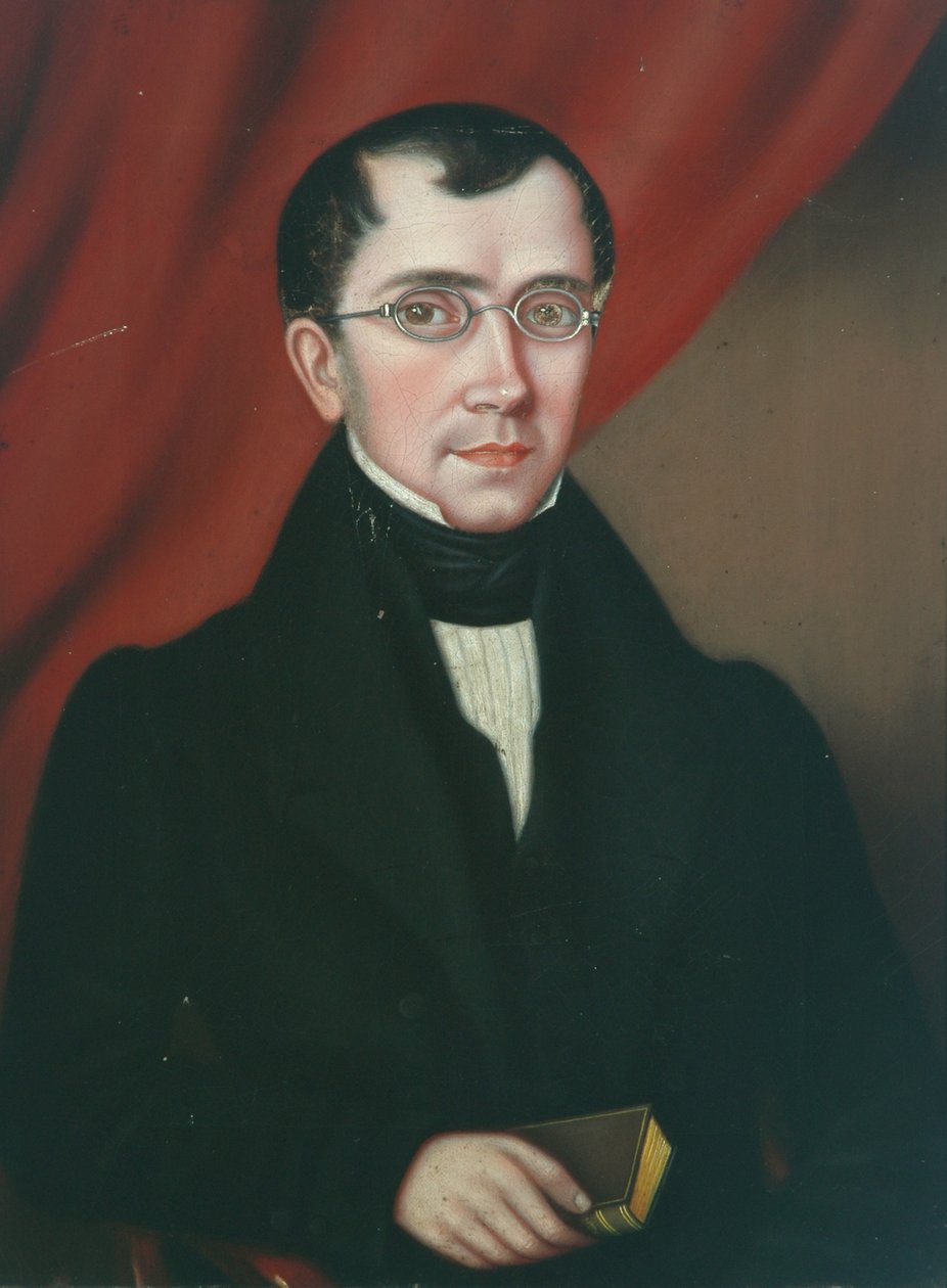 Cliffe Salonu'ndan John Butterfield, 1835 by Hannah Maria Hudson