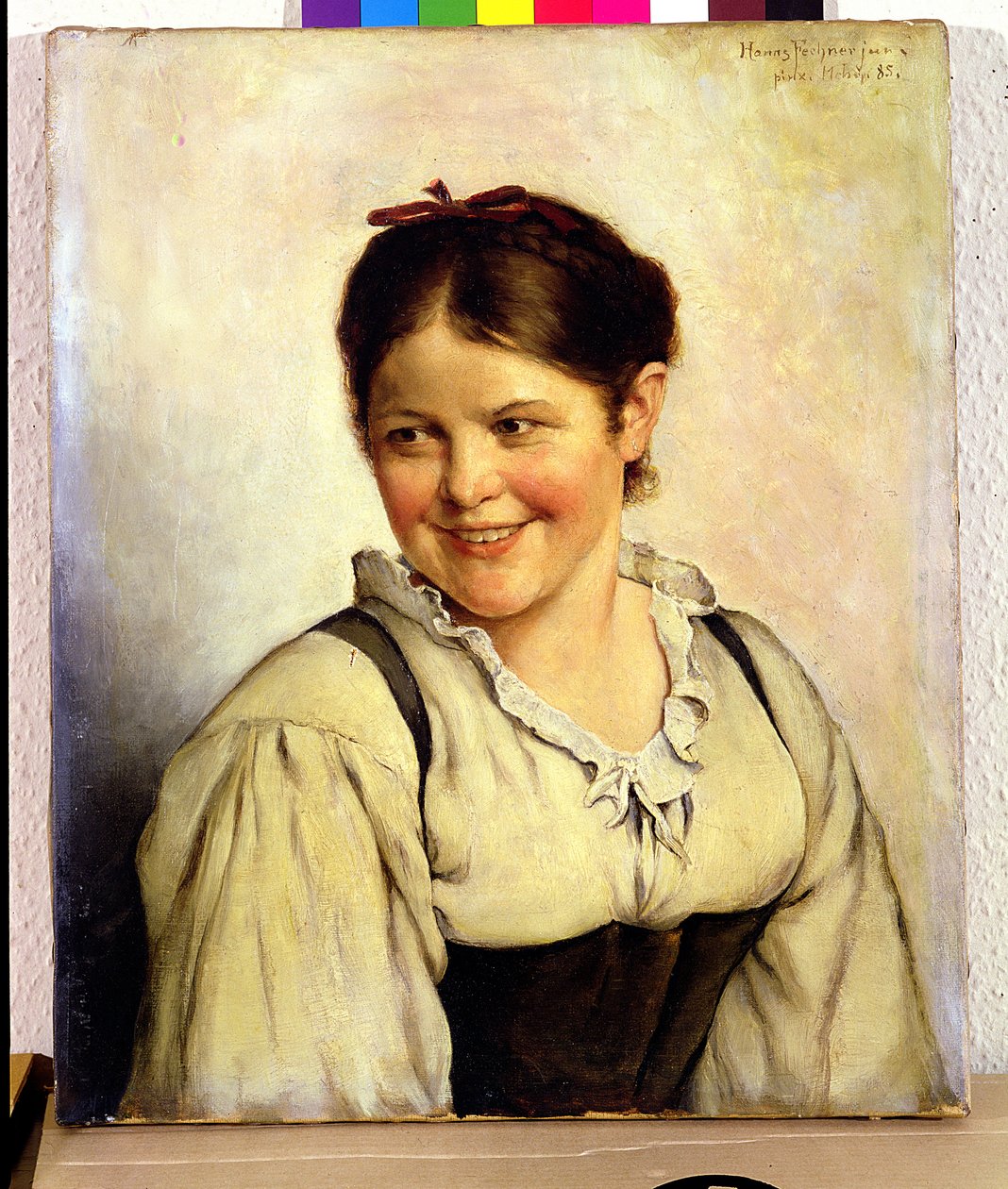 ಎ ಕಂಟ್ರಿ ಗರ್ಲ್, 1885 ಟರ್ಕಿ by Hans Fechner