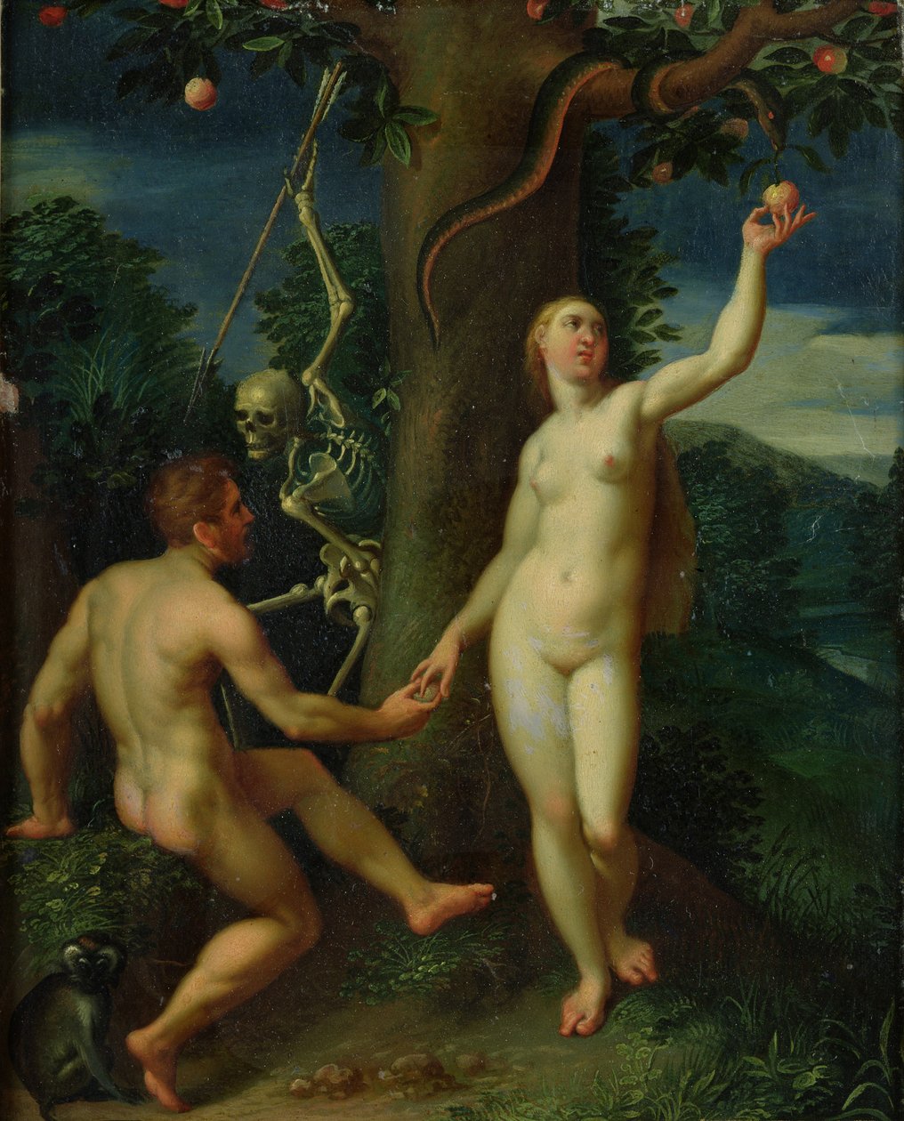 Adem ve Havva by Hans I or Johann Rottenhammer