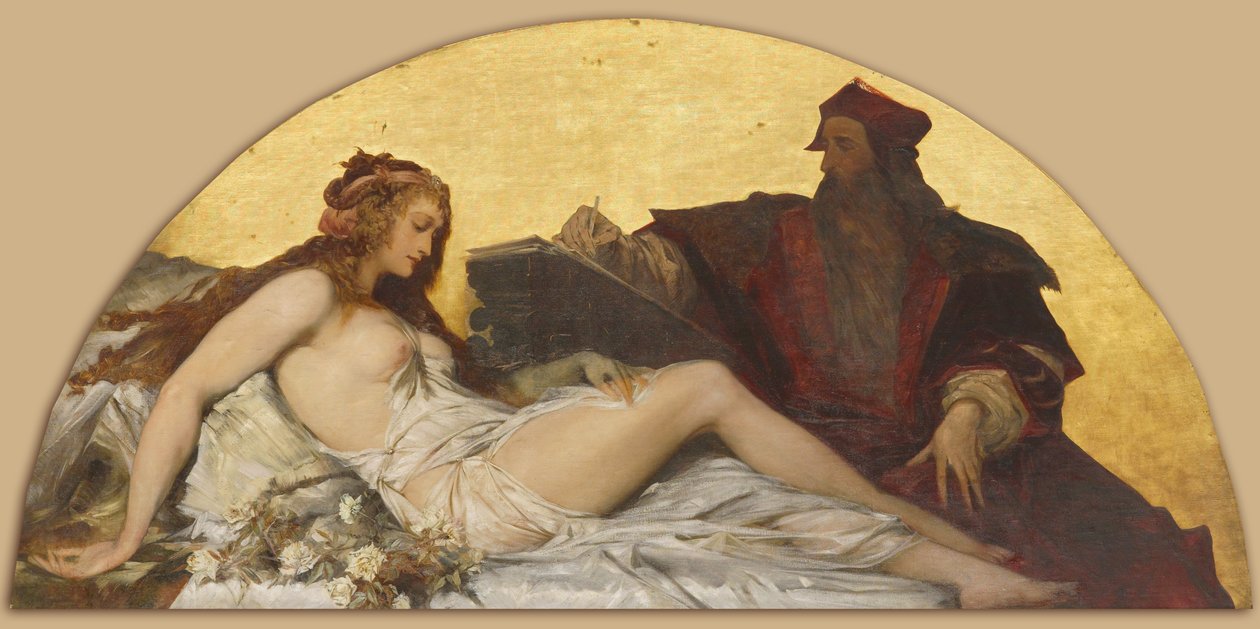 Leonardo da Vinci by Hans Makart