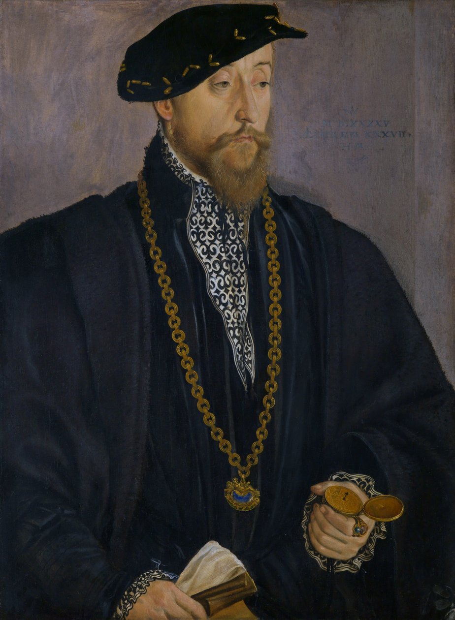 Bildnis des Pankraz von Freyberg zu Hohenaschau by Hans Muelich or Mielich