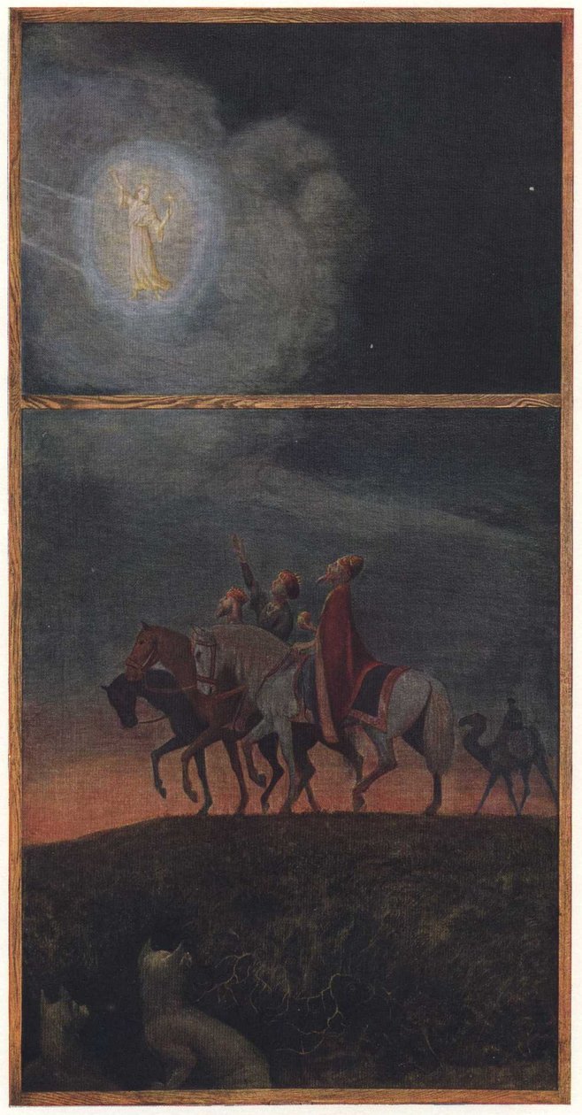 The Three Kingsİngilizce: üç bilge adam by Hans Thoma