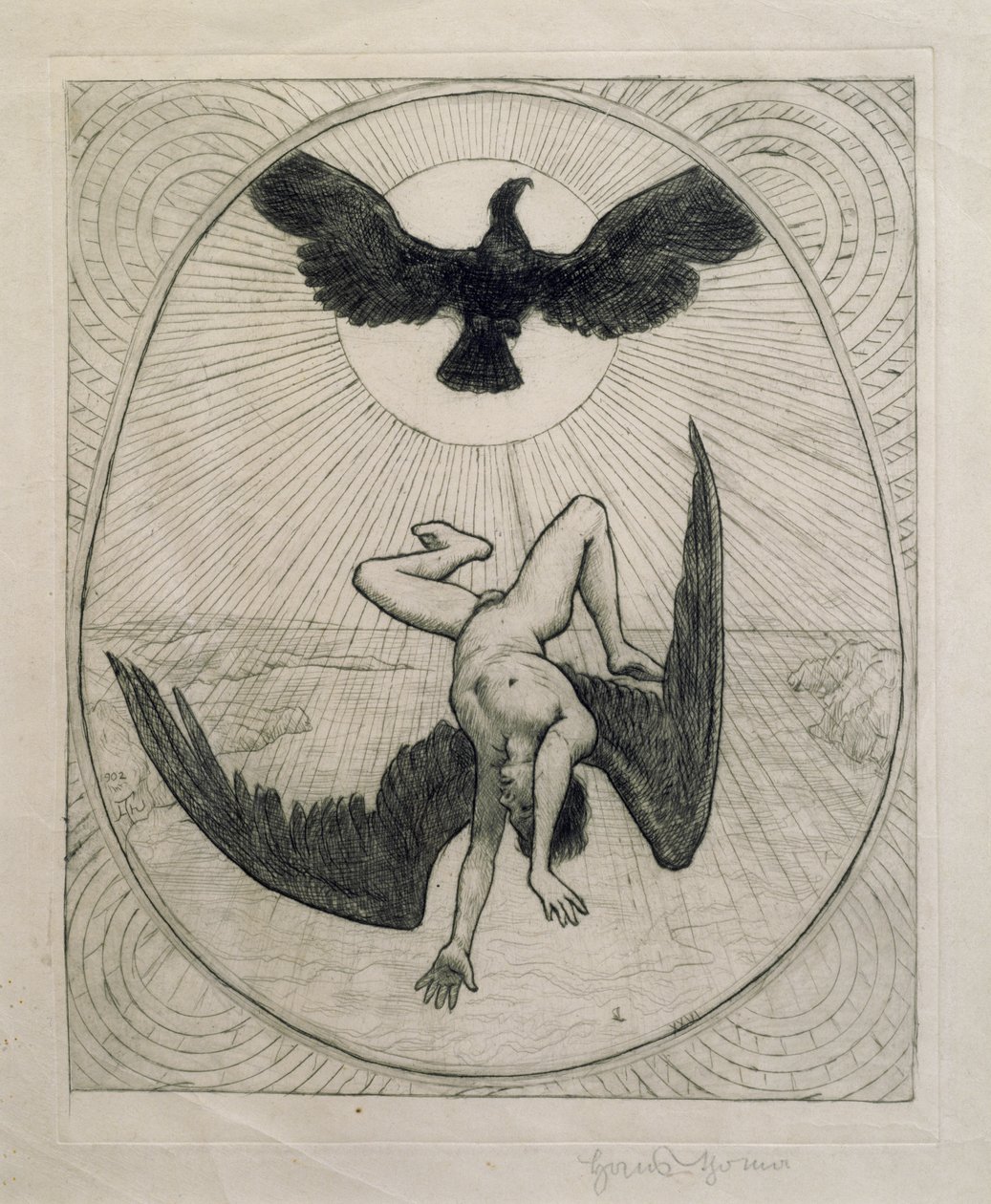 İkarus by Hans Thoma