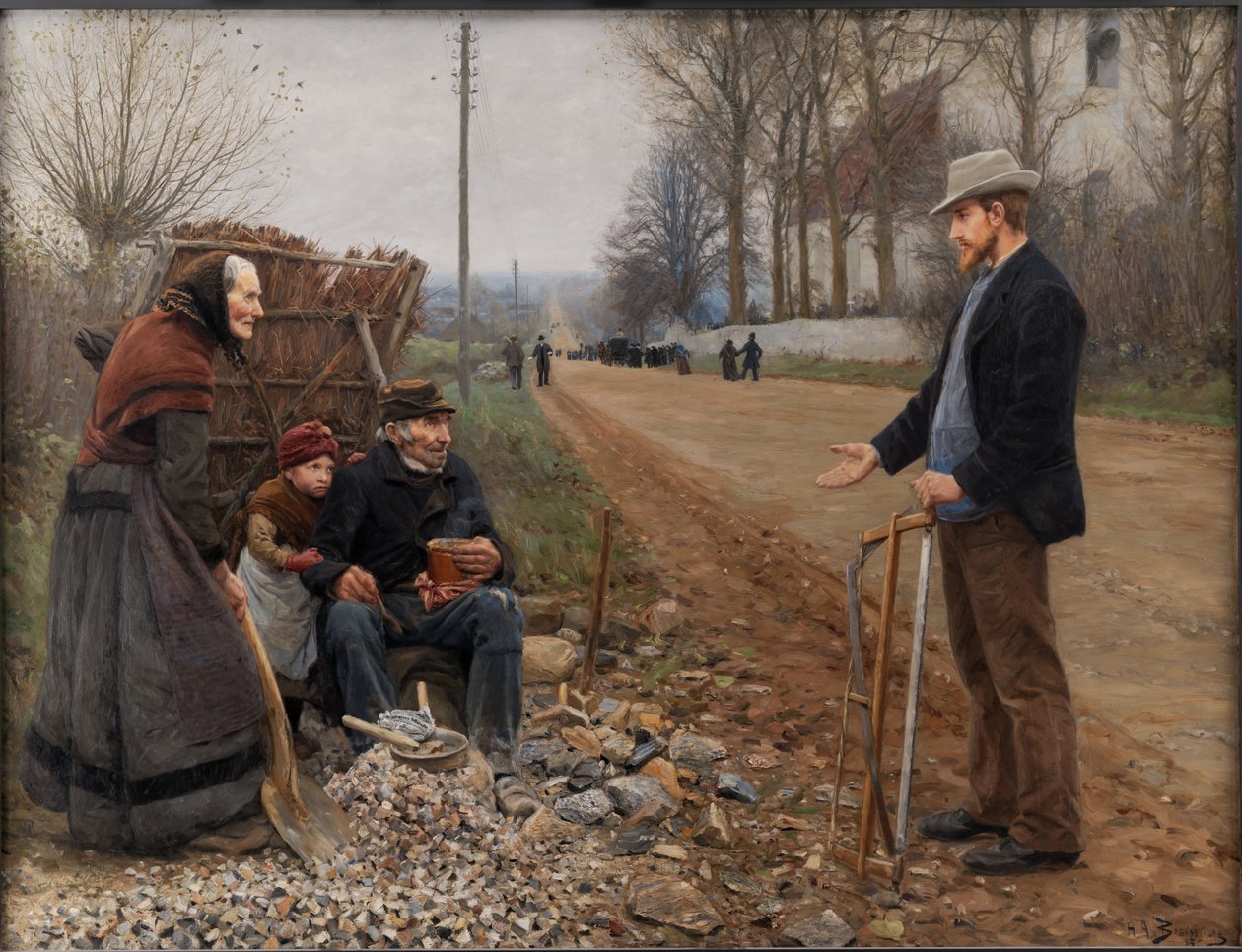 Bir Otoyol A, 1893. by Hans Andersen Brendekilde