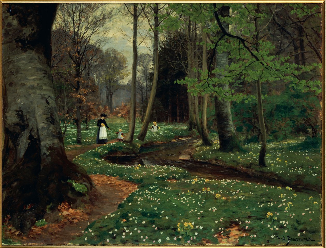 Orman Yolu by Hans Andersen Brendekilde