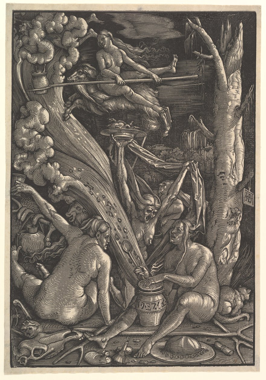 Cadılar, 1510. by Hans Baldung