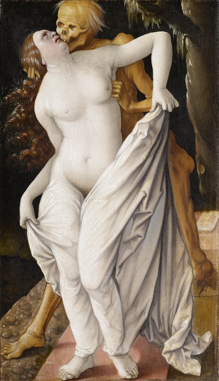 ölüm ve karısı by Hans Baldung Grien