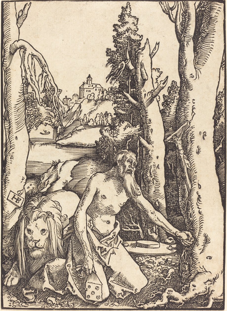 Çölde Aziz Jerome by Hans Baldung Grien