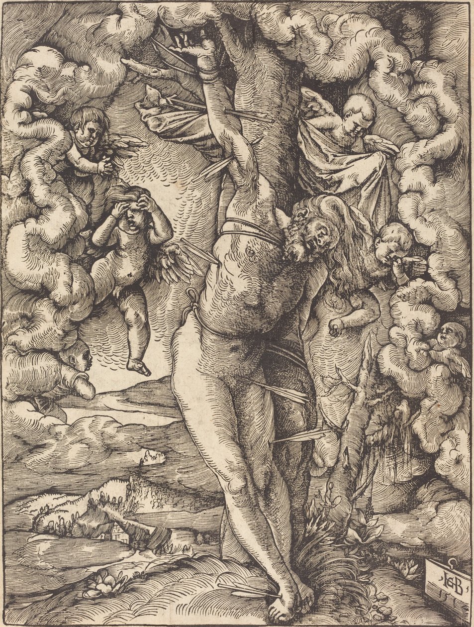 Aziz Sebastian by Hans Baldung Grien