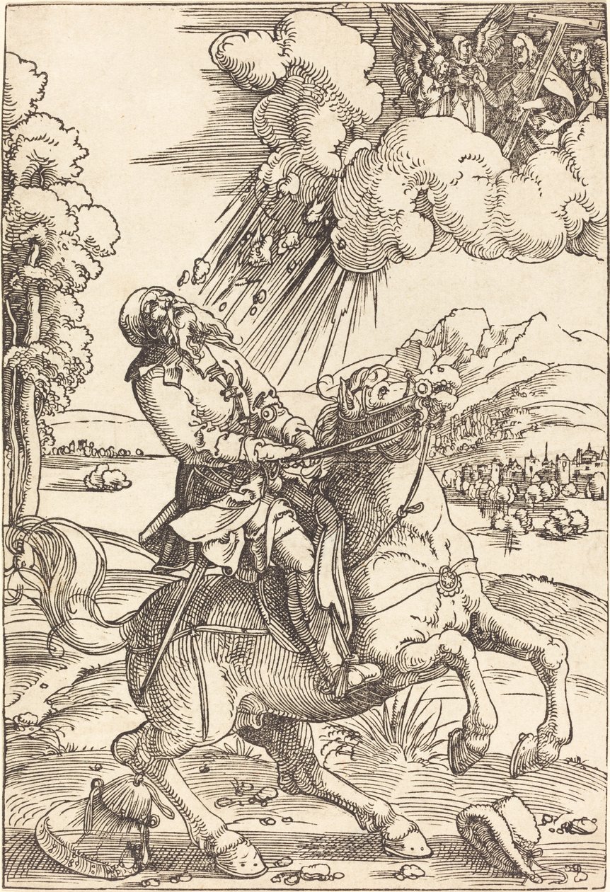 Aziz Paul Dönüşümü by Hans Baldung Grien