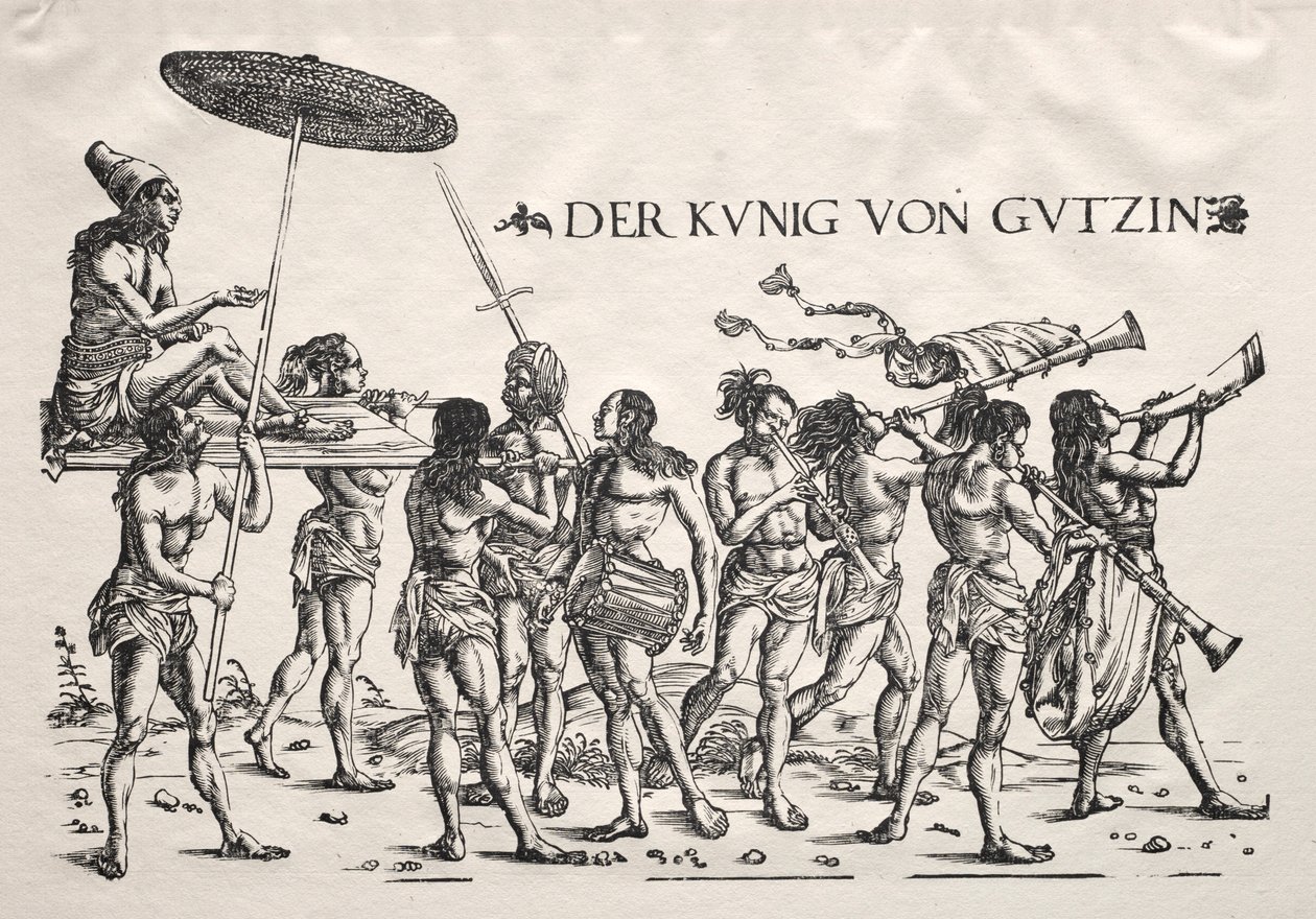 Koçin Kralı. by Hans Burgkmair
