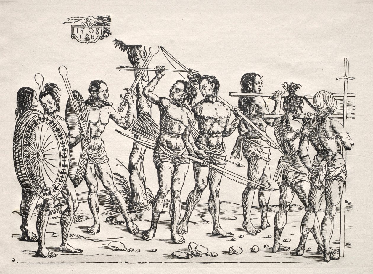 Koçin Kralı, 1508. by Hans Burgkmair