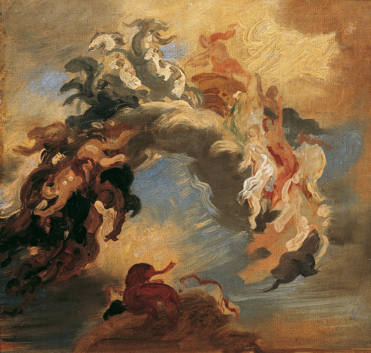 Işığın karanlığa karşı zaferi by Hans Canon